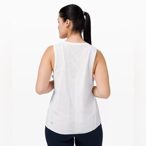 Lululemon‎ Run On Tank Top White